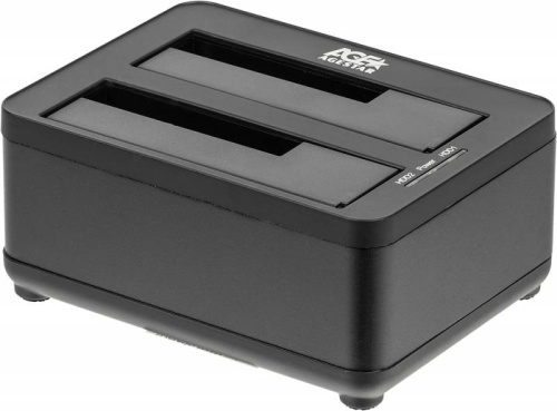 Док-станция для HDD AgeStar 3UBT8 SATA III USB3.0 пластик/алюминий черный 2 | код 391071 | AgeStar