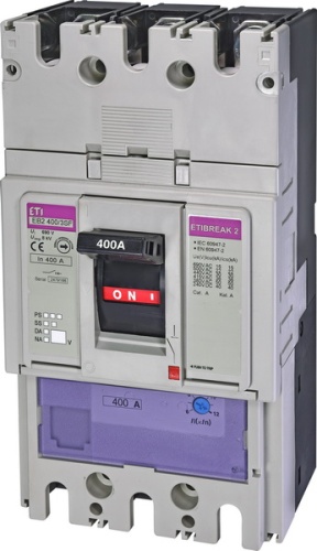 Автоматический выключатель EB2 400/3SF 400А 3р (36кА) | код 004671106 | ETI