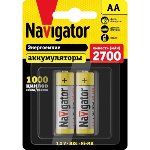 Аккумулятор 94 465 NHR-2700-HR6-BP2 | Код. 94465 | Navigator