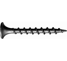 Саморез гипсокартон/дерево 3,5х32 черный | код screw-GD-32 | Крепдил
