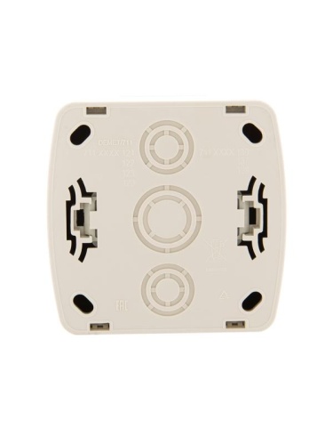 Демет Розетка с/з с крышкой крем | код 711-0300-123 | Lezard фото 2