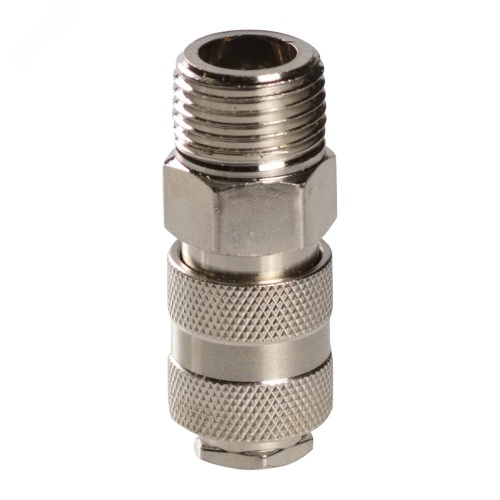 Соединение разъемное рапид (муфта) 1/2''M наруж.резьбановинка | код 180102 | Fubag