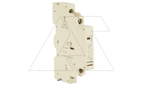 Блок-контакт вспом. SDM7-AN11, 1NO+1NC, 3.3A(240V AC15)/6A(24V DC13), боковой монтаж справа, для SDM7-32, серый | код SDM7-AN11-G | SAIDE