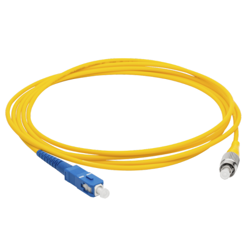 Патч-корд оптический LANMASTER, LSZH, симплексный, SC/UPC-FC/UPC, SM OS2, 10 м | код LAN-SC-FC/SU-10 | LANMASTER