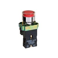 Кнопка XB2-BW3461 с подсветкой красный 1НО (ANDELI) | код ADL10-046 | ANDELI