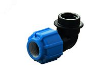 Отвод ПНД с внутренней резьбой 63х2 | код 50026302 | Политэк