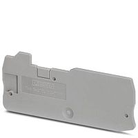 Концевая крышка D-QTCU 2,5 TWIN | код 3050510 | PHOENIX CONTACT