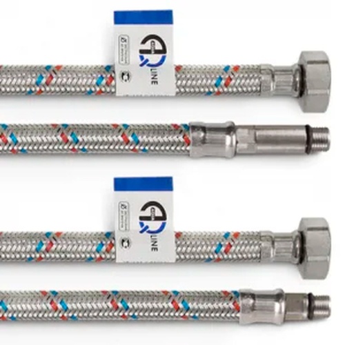 Подводка для смесителя 80см (пара) (1444) | код 01444 | AQUALINK