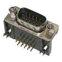 Разъём D-SUB RUICHI DHR-15MA, 15 контактов | код 54983 | Ruichi