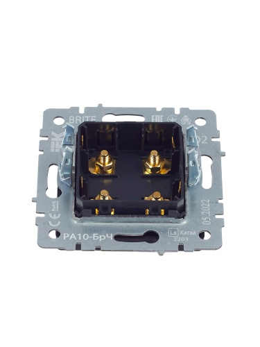 BRITE Аудиорозетка 4-мест. РА10-БрЧ черн. IEK | код BR-S40-K02 | IEK фото 5