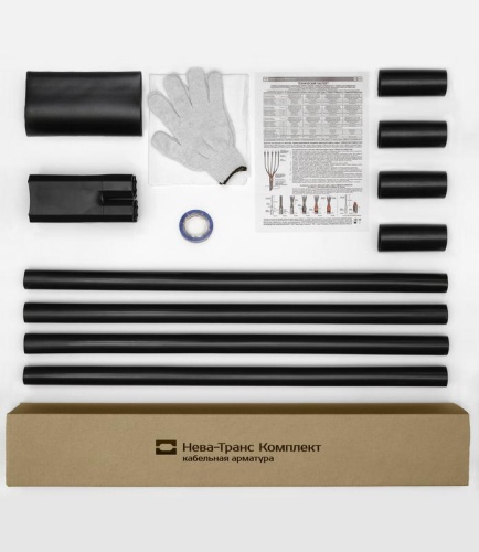 Муфта кабельная концевая внутр. установки 1кВ ПКВТп 4х(35-50мм) без наконечн. Нева-Транс Комплект 22020014