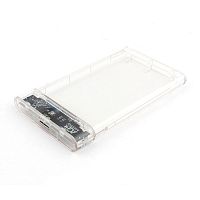 USB 3.0 Внешний корпус 2.5 SATAIII HDD/SSD AgeStar 3UB2P4 (TRANSPARENCY) пластик, прозрачный | код 3UB2P4 (TRANSPARENCY) | AgeStar