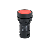 Кнопка плоская красная, 1NС, IP54, пластик MTB7-EA42 | код 132685 | MEYERTEC
