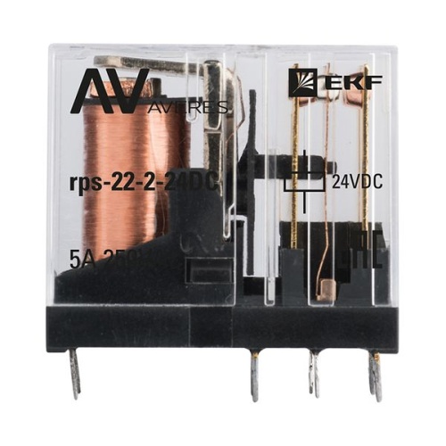 РП slim 22/2 5A 24В DC AVERES | код rps-22-2-24DC | EKF фото 3