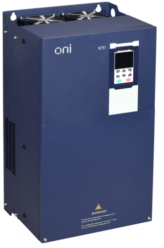 Преобразователь частоты K751 380В 3Ф 75-90кВт 150-176А ONI Запросите проектную скидку | код K751-33-7590M | ONI