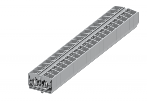 254347 Клемма TB 2-2 проходная фронт. подключение с защелк.ножками, сеч. 2.5мм2, жёлто-зел., шт | код 254347 | SUPU