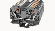 DS16-01P-15-00Z(H), Клемма PUSH-IN, 16 мм.кв., оранжевый, шт | код 11040000179 | DEGSON