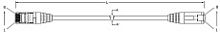 Hyperline PC-LPM-SFTP-RJ45-RJ45-C5e-20M-LSZH-GY Патч-корд SF/UTP, экранированный, Cat.5е (100% Fluke Component Tested), LSZH, 20 м, серый | код 264432 | Hyperline