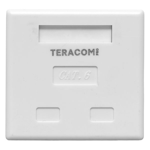 Розетка настенная TERACOM PRO кат.6 неэкранированная 2 порта RJ-45 Dual IDC бел. | код TRP-WBOX-2RJ45-6UTP-WH | EKF фото 4