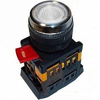 Кнопка ABLFS-22 22 мм² 660/440В, IP40 белый | код. BBT30-ABLFS-K08 | IEK