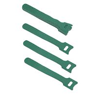 Cabeus CLAMP-125-GN Хомут для кабеля, липучка с мягкой застежкой, 125x14 мм, зеленый (10 шт.) | код 9344c | Cabeus