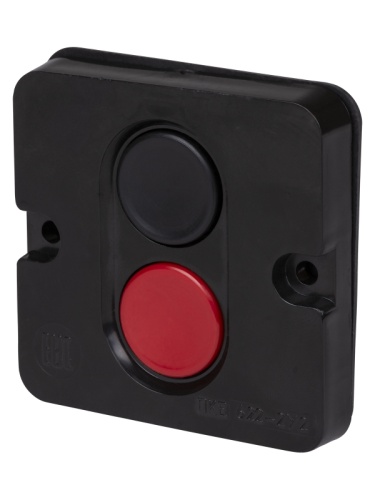 ПКЕ 622 У2, красная и черная кнопки, IP54 TDM | код SQ0742-0024 | TDM