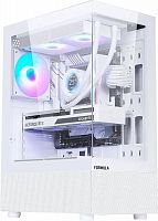 Корпус Formula Crystal Z1 PLUS белый без БП ATX 2x120mm 2xUSB2.0 1xUSB3.0 audio bott PSU | код 1998220 | FORMULA