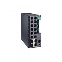 Коммутатор EDS-G4012-4GC-HV-T Managed Full Gigabit Ethernet switch with 8 10/100/1000BaseT(X) ports, 4 10/100/1000BaseT(X) or 100/1000BaseSFP ports, single power input 110/220 VAC/VDC, t: -40/75 | код 00-06142046 | MOXA
