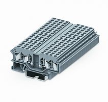 225903 Клемма ТА 2-2 с открытым токопроводом, плоско-пруж. зажим, сеч. 2.5мм2, сер., шт | код 225903 | SUPU