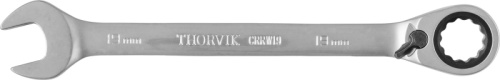 CRRW19 Ключ гаечный комбинированный трещоточный с реверсом, 19 мм | код CRRW19 | Thorvik