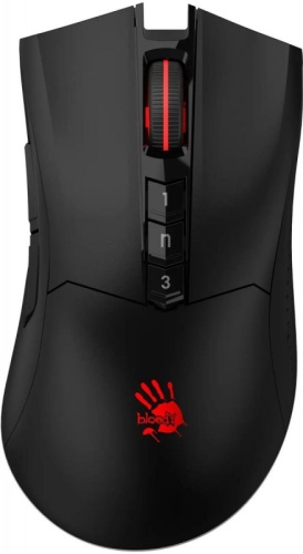 Мышь A4Tech Bloody R90 Plus черный оптическая (5000dpi) беспроводная USB (7but) | код 1879061 | A4TECH
