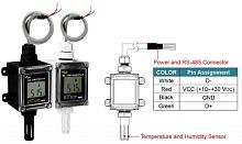 DL-100TM485PS-W IP66 Remote Temperature and Humidity Data Logger with LCD Display (High Accuracy, RS-485) | код 00-06155142 | ICP DAS