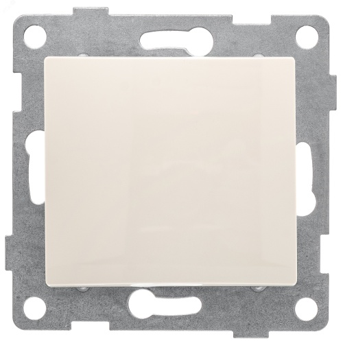GUSI Bravo механизм выключателя 1кл. 2-х полюсный, скрытая установка, 10А, 250В. Цвет: бежевый. | код С10В5-003 | GUSI ELECTRIC