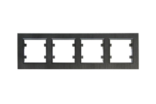 Рамка 4-м Karea LINE STAR чер. Makel 86054704 Рамка 4-м Karea LINE STAR чер. Makel 86054704