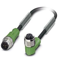 Кабель для датчика / исполнительного элемента SAC-5P-M12MS/0,3-PVC/M12FR | код 1415699 | PHOENIX CONTACT