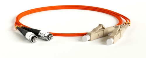 Патч-корд волоконно-оптический (шнур) MM 50/125 FC-LC 2 мм duplex LSZH 35 м, Hyperline FC-D2-50-FC/PR-LC/PR-H-35M-LSZH-OR | код 371676 | Hyperline