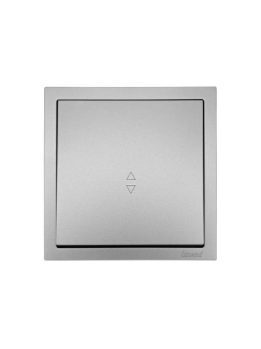 ZIMA Выключатель проходной серый матовый безвинтовой зажим/клемма LEZARD | код 704-7488-105QC | LEZARD фото 3