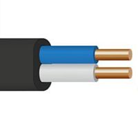 Кабель ВВГ-Пнг(А)-LS 2х1.5 ок (N) 0.66кВ (бухта 100м) (м) Кабэкс ТХМ00136955