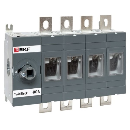 Рубильник 400A 4P без рукоятки управления TwinBlock EKF | код tb-s-400-4p | EKF фото 2