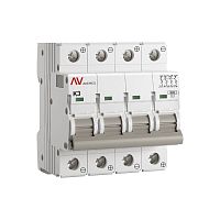 Выключатель автоматический AV-10 DC 4P 3A (K) 10kA EKF AVERES | код mcb10-DC-4-03K-av | EKF