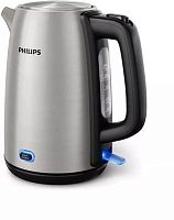 Чайник электрический Philips HD9353/90 1.7л. 2060Вт нержавеющая сталь/черный (корпус: нержавеющая сталь) | код 1883815 | PHILIPS