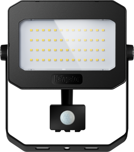 Прожектор светодиодный 95 201 NFL-05-50-6.5K-BL-D110-SNR-LED 50Вт 6500К IP65 6250лм с ИК датчиком движения черн. NAVIGATOR 95201 фото 2 Прожектор светодиодный 95 201 NFL-05-50-6.5K-BL-D110-SNR-LED 50Вт 6500К IP65 6250лм с ИК датчиком движения черн. NAVIGATOR 95201 фото 2