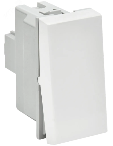 PRIMER ВК0-11-00-П Выключатель одноклавишный (1 модуль) белый IEK | код PR-KK40D-VO-2-1-K01 | IEK