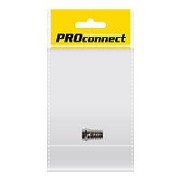 РАЗЪЕМ F-разъем RG-6 обжим PROCONNECT Индивидуальная упаковка 1 шт | код 05-4034-1-7 | PROCONNECT