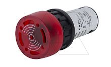 Акустическое сигнальное устройство (зуммер) AD16-22, 220VAC/DC, с подсветкой, 80dB, 22mm, IP31 | код AD16-22SM/R28 | АРТ