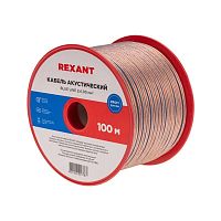 Кабель Stereo 2х1.0 BLUE LINE | код 01-6205-3 | Rexant