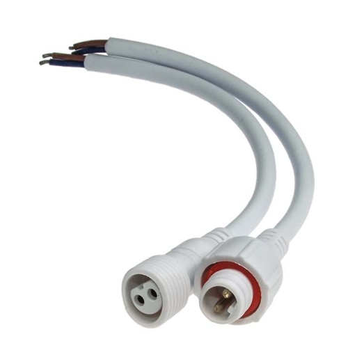 Разъём герметичный RUICHI 2pin WP L=40 D=19 мм 2*0.5 мм2, 2 контакта | код 88888 | Ruichi