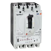 Выключатель автоматический для защиты двигателя OptiMat T250V ETN-M 63A 3P | код 356694 | КЭАЗ