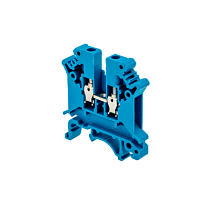 Клемма винтовая проходная, 4 мм2, синяя MTU-4BL | код 54692| MEYERTEC