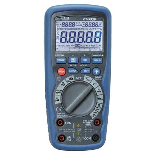 Мультиметр профессиональный цифровой DT-9939 | код 481103 | CEM